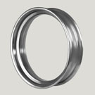 4" x 19" Rolled Edge Carbon Steel Rim